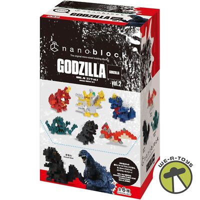 Godzilla Nanoblock Mininano Series 2 6PC BMB Box-image