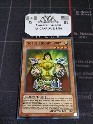 noble knight borz - UNLIMITED SUPER RARE NM SHSP-EN085 - YUGIOH A+ STORE -image