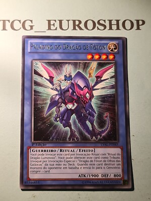 Paladin of Photon Dragon▪︎YUGIOH▪︎LVAL▪︎2014▪︎RARE▪︎PORTUGUESE▪︎1st ED▪︎NM #0416-image