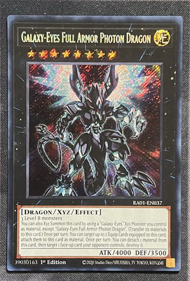 Galaxy-Eyes Full Armor Photon Dragon (Secret Rare) RA01-EN037 25th...-image