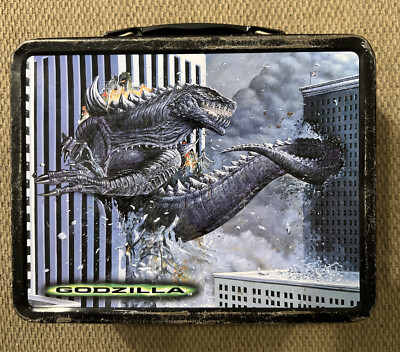 GODZILLA METAL LUNCHBOX - No thermos Bottle Included-image