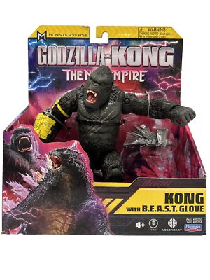 KONG w/ BEAST Glove 6” Figure Godzilla X Kong The New Empire 2024 Playmates-image