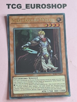 NOBLE KNIGHT MEDRAUT ● YUGIOH ● BLRR ● ULTRA RARE ● 2018 ● PORTUGUESE #140-image