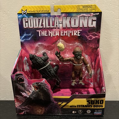 PLAYMATES MONSTERVERSE GODZILLA X KONG THE NEW EMPIRE SUKO W/ TITANUS DOUG-image