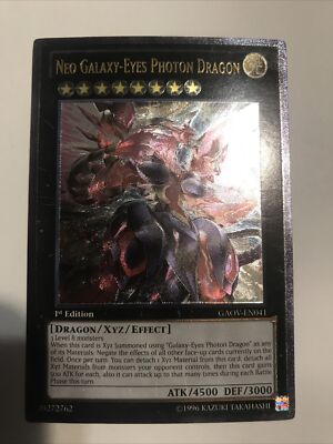 Yugioh Neo Galaxy-Eyes Photon Dragon GAOV-EN041 Ultimate Rare 1st Edition Lp-image