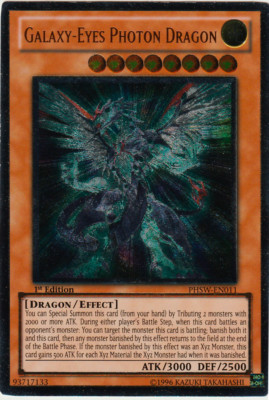 YUGIOH • Galaxy-Eyes Photon Dragon PHSW-EN011 ULTIMATE RARE CARD 1ST ED NM-image