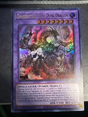 YuGiOh Granguignol the Dusk Dragon PHHY-EN033 1st Edition Ultra Rare-image
