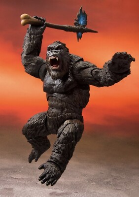 Godzilla vs Kong Action Figure Collectable King Kong S.H.MonsterArt Toys Gift-image