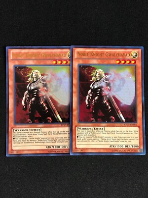 YUGIOH NOBLE KNIGHT GWALCHAVAD LTGY-EN081 ULTRA X2-image