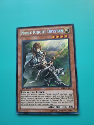 Yugioh Card - Noble Knight Drystan 1st Edition Secret Rare JOTL-EN084 LP-image