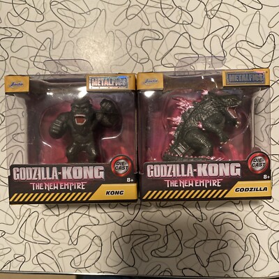 Godzilla - Kong The New Empire Jada Metalfigs  Die-cast Godzilla & Kong Figures-image