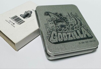Vintage Zippo Lighter 1994 Godzilla Face Collector's Edition with Original Box-image