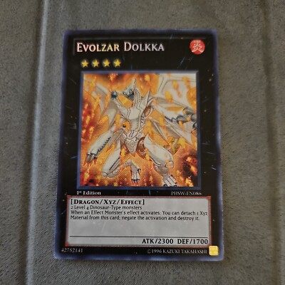 Yu-Gi-Oh! TCG Evolzar Dolkka Photon Shockwave Phsw-IT086 1st Edition Secret Rare-image
