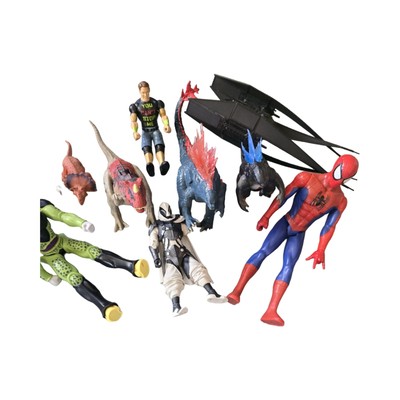Godzilla, John Cena, Dragon Ball Z, DC, Super Mario action figures-image