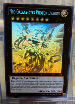 Yugioh Card Ghost Rare GAOV-EN041 Galaxy Eyes Photon Dragon for play-image