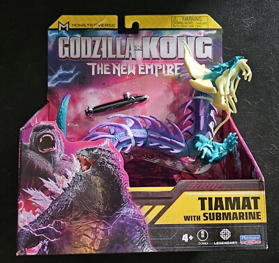 Godzilla X Kong The New Empire TIAMAT with w/ SUBMARINE Action Figure Playmates-image