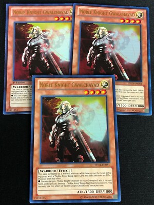 YUGIOH NOBLE KNIGHT GWALCHAVAD LTGY-EN081 ULTRA X3-image