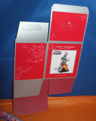Carlton Heirloom Godzilla Mechagodzilla EMPTY Holiday Ornament Box 067D Unused-image