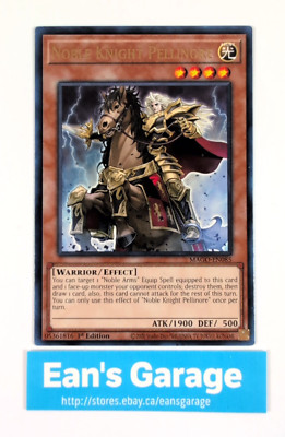YuGiOh Noble Knight Pellinore 1st Edition MAGO-EN085 Maximum Gold Rare - MN-image