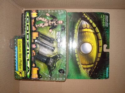 Trendmasters Godzilla 1998 Figure Lot  Nick Animal Phillipe New In Box Set Of 3-image