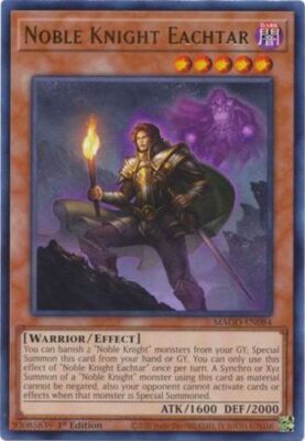 Yugioh! Noble Knight Eachtar - MAGO-EN084 - Rare - 1st Edition Near Mint, Englis-image