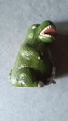 Rare Godzilla Height 17Cm, Width 12.5Cm, Piggy Box-image