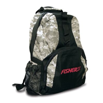 Fisher Metal Detector Digital Camo Style Backpack Padded Straps FCBACKPACK-image