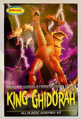 2000 AURORA King Ghidorah Plastic Model Kit #6802-image