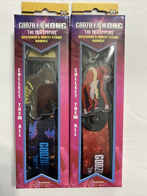 Godzilla x Kong The New Empire Keychain & Wrist Strap 2/3 - Kong & Skar King NEW-image