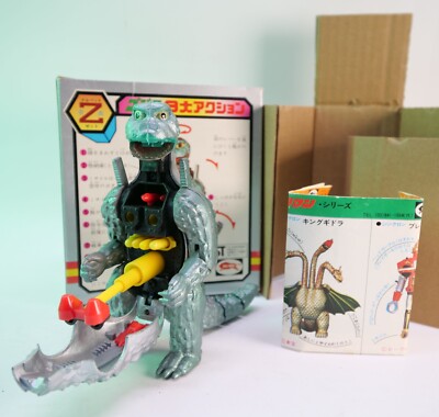 Diecast Green Bullmark Godzilla Boxed complete-image