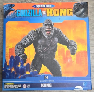 Hiya Toys Exquisite Basic Godzilla Vs. Kong King Kong Action Figure USA In HAND-image