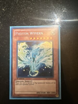 Yu-Gi-Oh! TCG Photon Wyvern 2012 Premium Tin PRC1-EN015 1st Edition Secret Rare-image