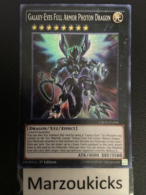Yu-Gi-Oh - CROS-EN095 - GALAXY-EYES FULL ARMOR PHOTON DRAGON 1st Edition NM!-image