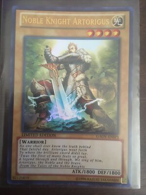 yugioh noble knight artorigus limited edition GAOV-ENSP1-image