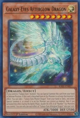 Galaxy-Eyes Afterglow Dragon - RA01-EN017 - Ultra Rare - 1st Edition - Near Mint-image