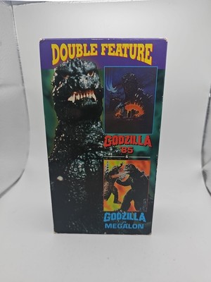 Godzilla ‘85 & Godzilla Vs Megalon Double Feature VHS 1996 Horror Sci-fi -image