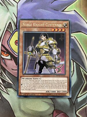 MP19-EN141 Noble Knight Custennin Rare 1st Edition NM Yugioh-image