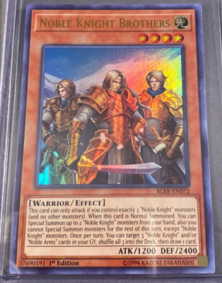 Yu-Gi-Oh! Noble Knight Brothers - BLRR-EN072 - Ultra Rare - 1st Edition NM-image