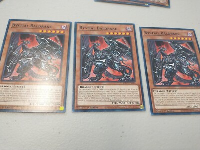 X3 Bystial Baldrake (PHHY-EN004, Common) YUGIOH PLAYSET *PRESALE*-image