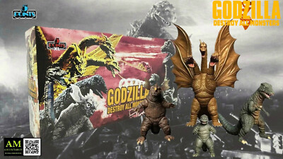 Mezco Toys 5 Points - Frankensteins Monster from The All - Godzilla Box Set-image