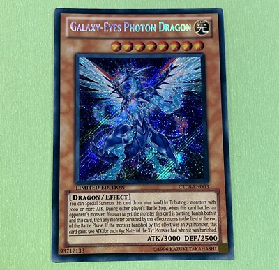 Yu-Gi-Oh! Galaxy-Eyes Photon Dragon CT08-EN003 Secret Rare Nr Mint-image