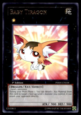 Yu-Gi-Oh! 1st Edition Baby Tiragon #PHSW-EN038 Near Mint-image