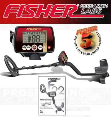 Fisher F22 Metal Detector 9 Inch Coil + 5 YEAR WARRANTY-image