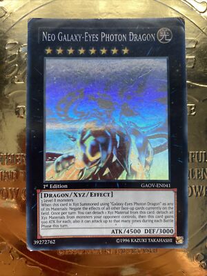Neo Galaxy Eyes Photon Dragon Ghost Rare Gaov-en041 1st Edition (1)-image