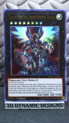 | Yugioh Galaxy-Eyes Full Armor Photon Dragon DUPO-EN063  NM/M 🔥 |-image