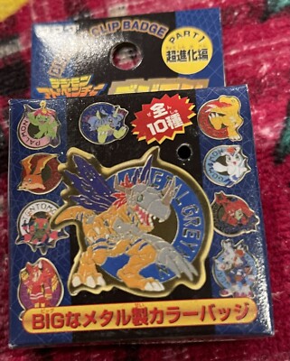 ANIME DIGIMON COLLECTOR CLIP PIN BADGE RANDOM BLIND BOX BAG-image