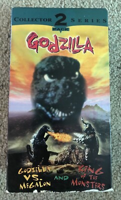Godzilla Collector 2 Pack VHS Megalon / King of the Monsters VHS 1996 Goodtimes-image