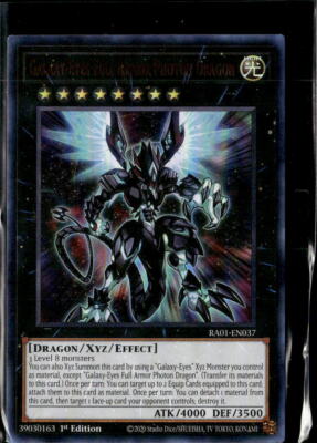 Yugioh Galaxy-Eyes Full Armor Photon Dragon 1st Edition RA01-EN037-image