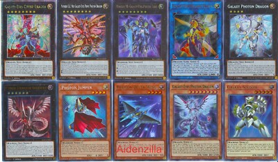 Yugioh Galaxy-Eyes Photon Dragon Deck - Cipher Knight Lord Sanctuary Delta Wing-image