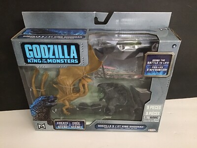  Godzilla King of The Monsters /  Godzilla & / ET King Ghidorah  / new in box-image